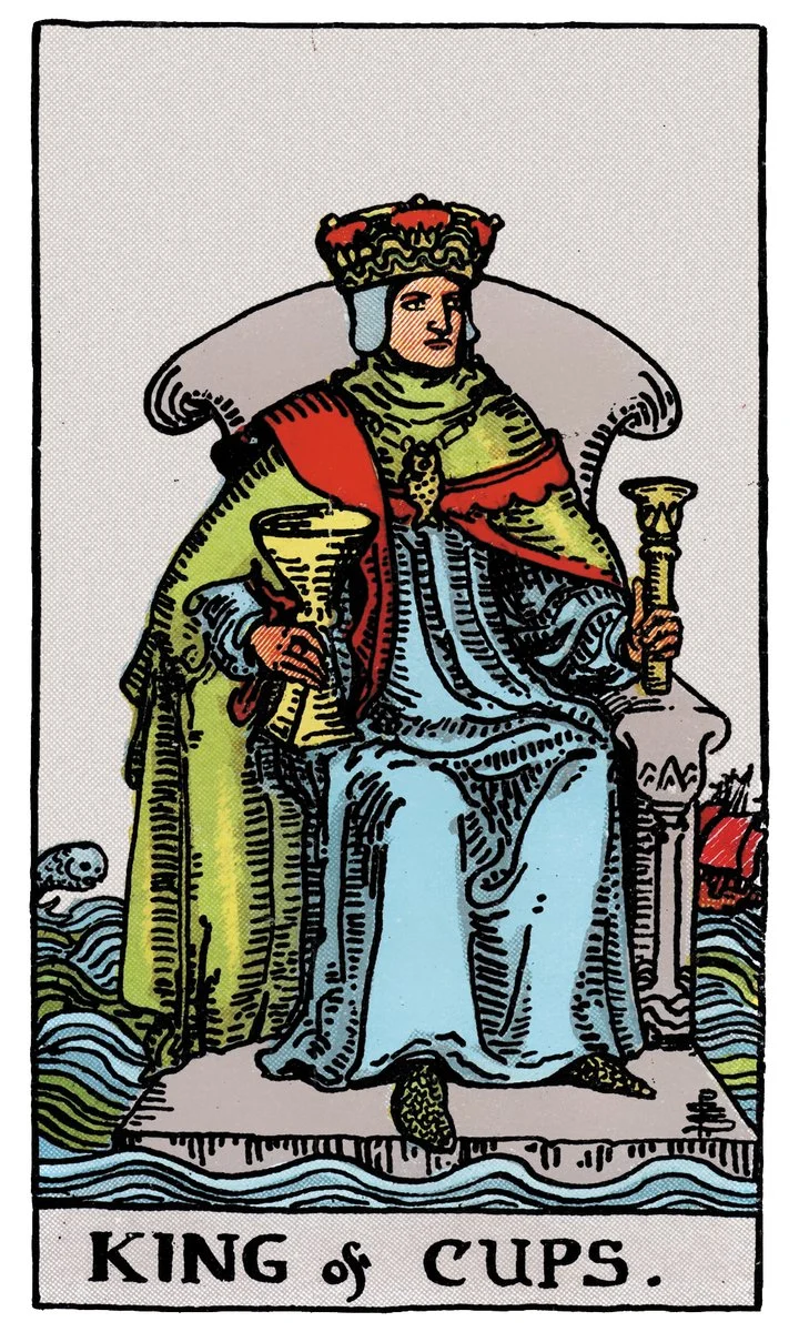 King of Cups — ผู้รับผิดชอบถ้วย