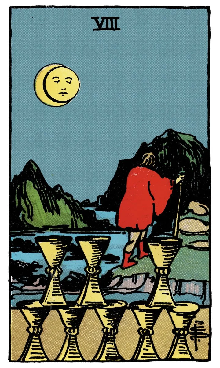 Eight of Cups — แปดถ้วย