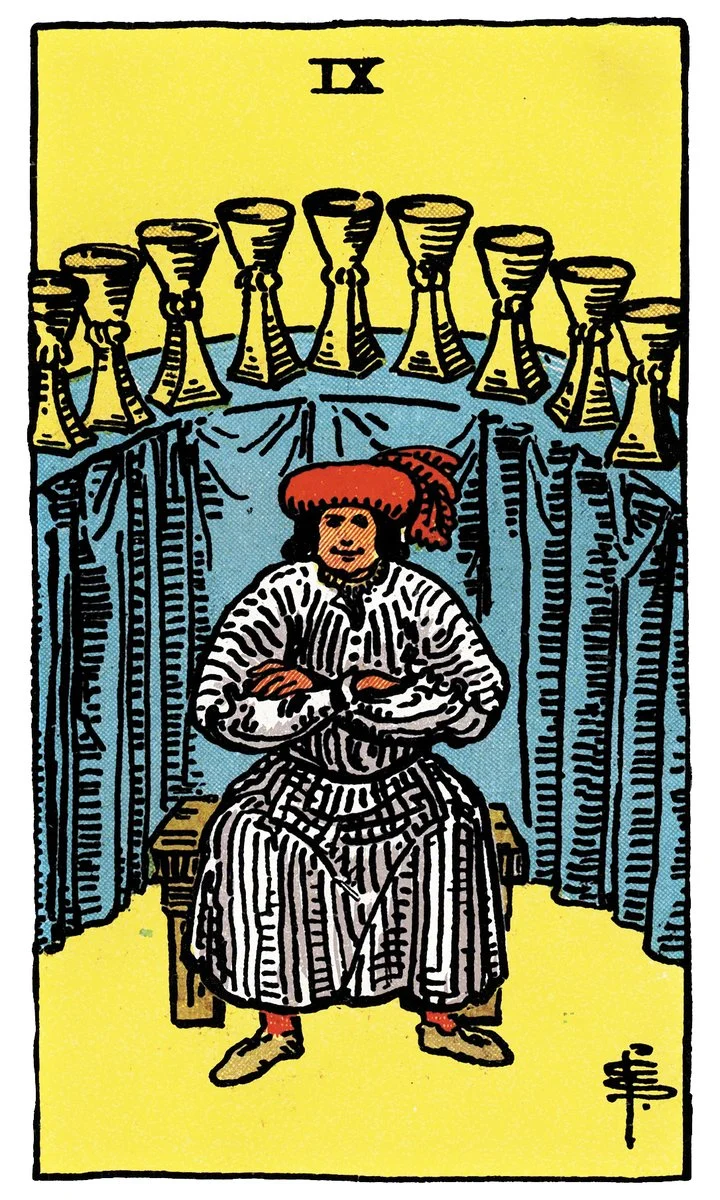 Nine of Cups — เก้าถ้วย