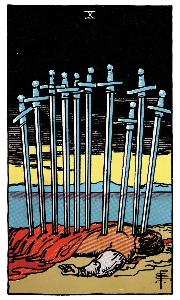 Ten of Swords — สิบดาบ