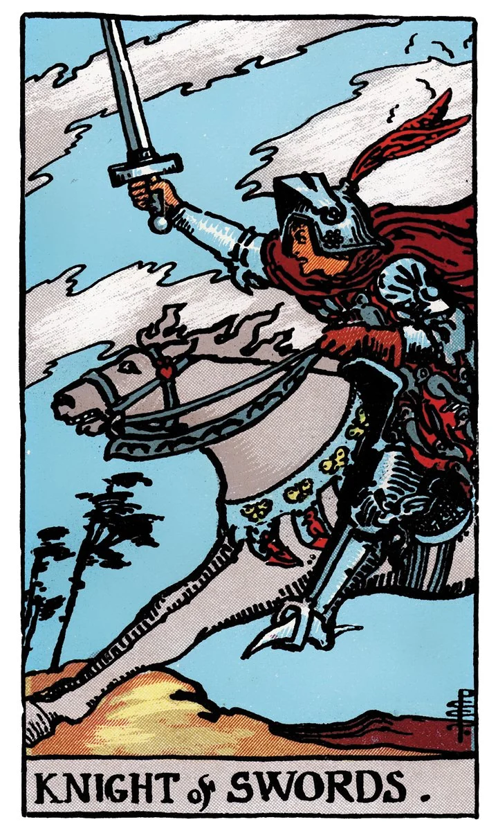 Knight of Swords — ผู้ลงมือดาบ