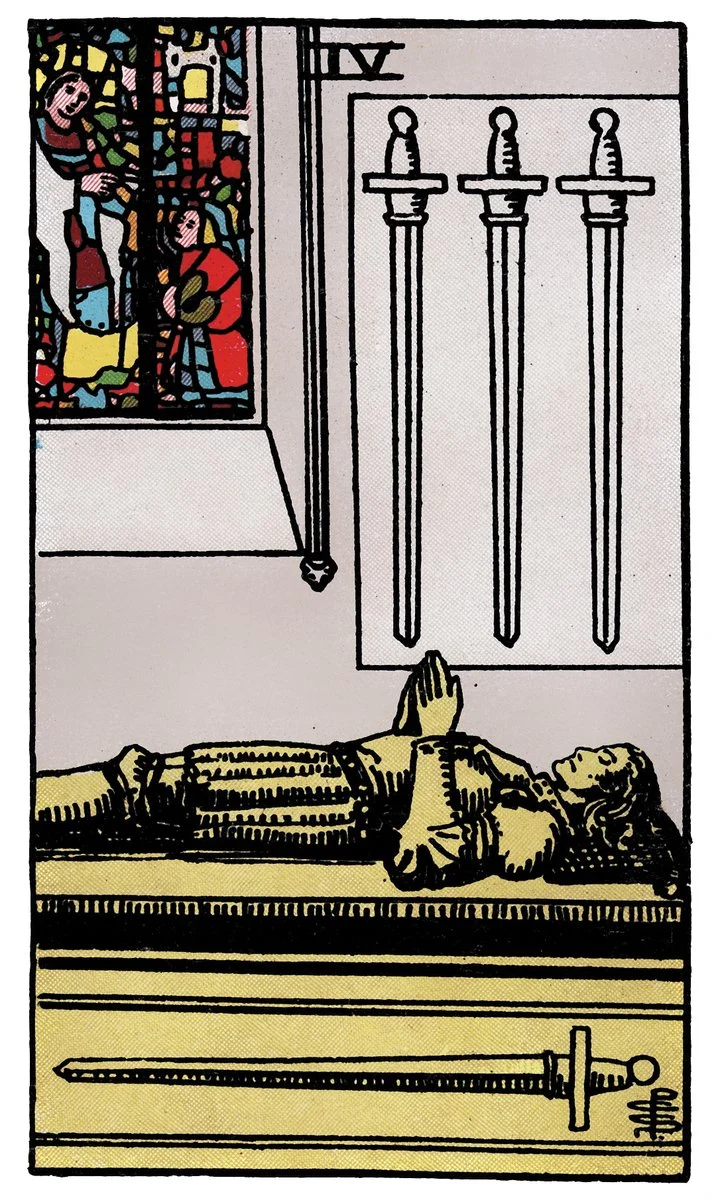 Four of Swords — สี่ดาบ