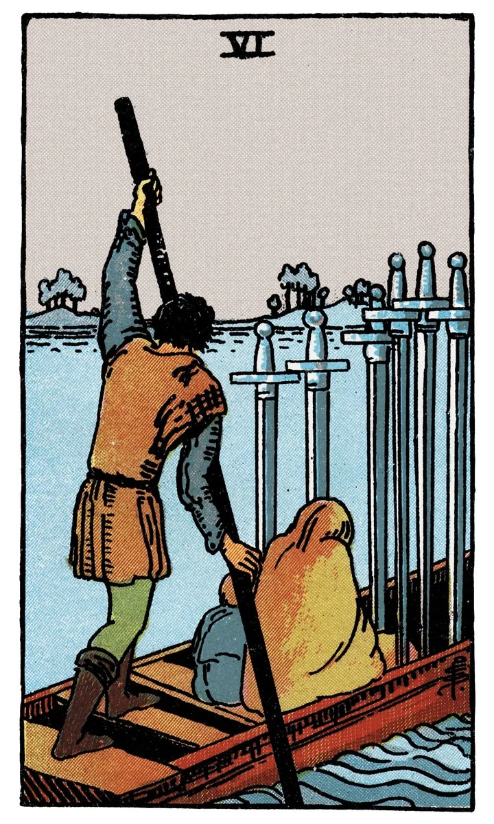 Six of Swords — หกดาบ