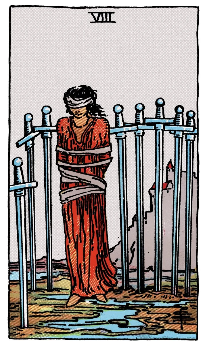 Eight of Swords — แปดดาบ
