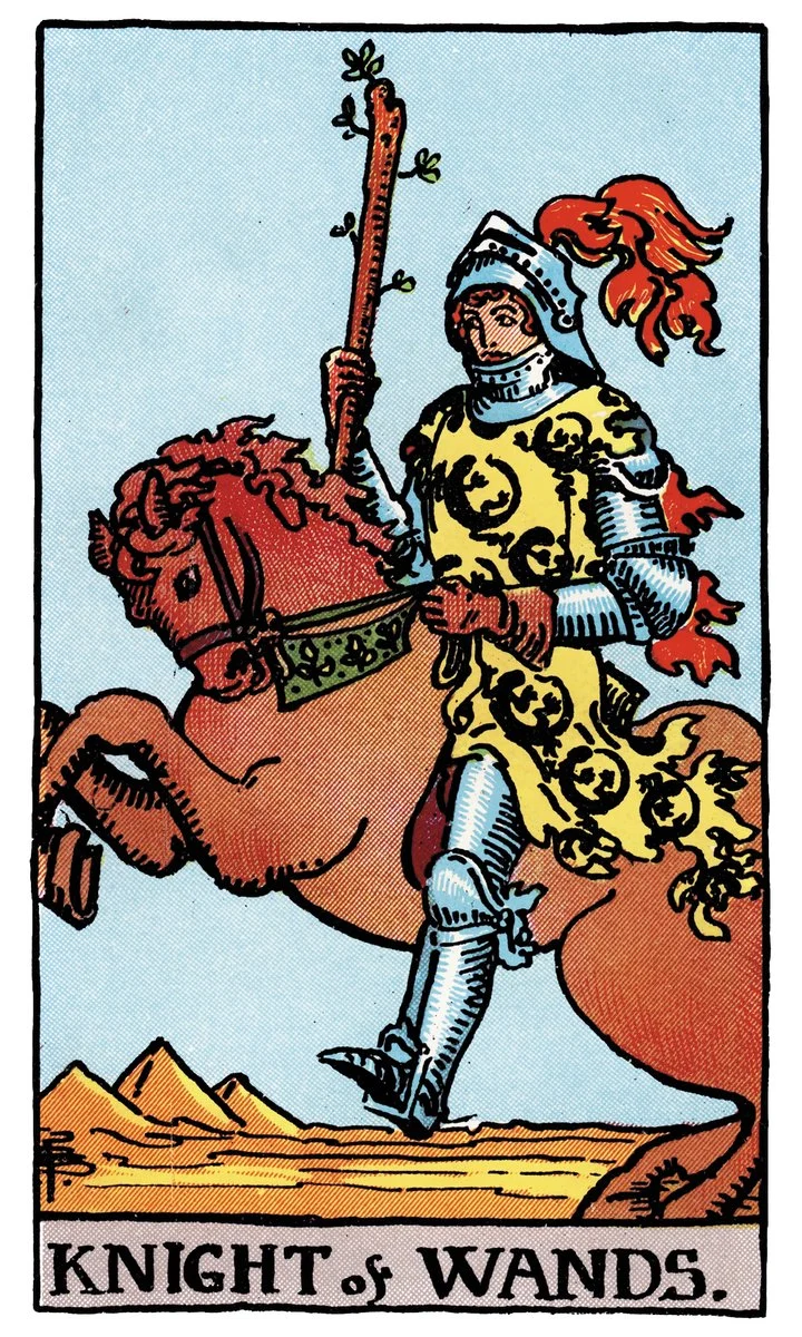 Knight of Wands — ผู้ลงมือไม้เท้า