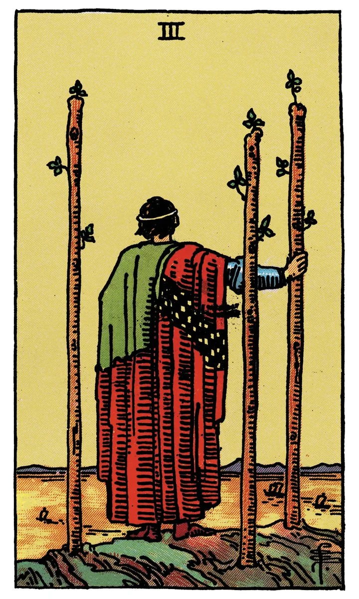 Three of Wands — สามไม้เท้า