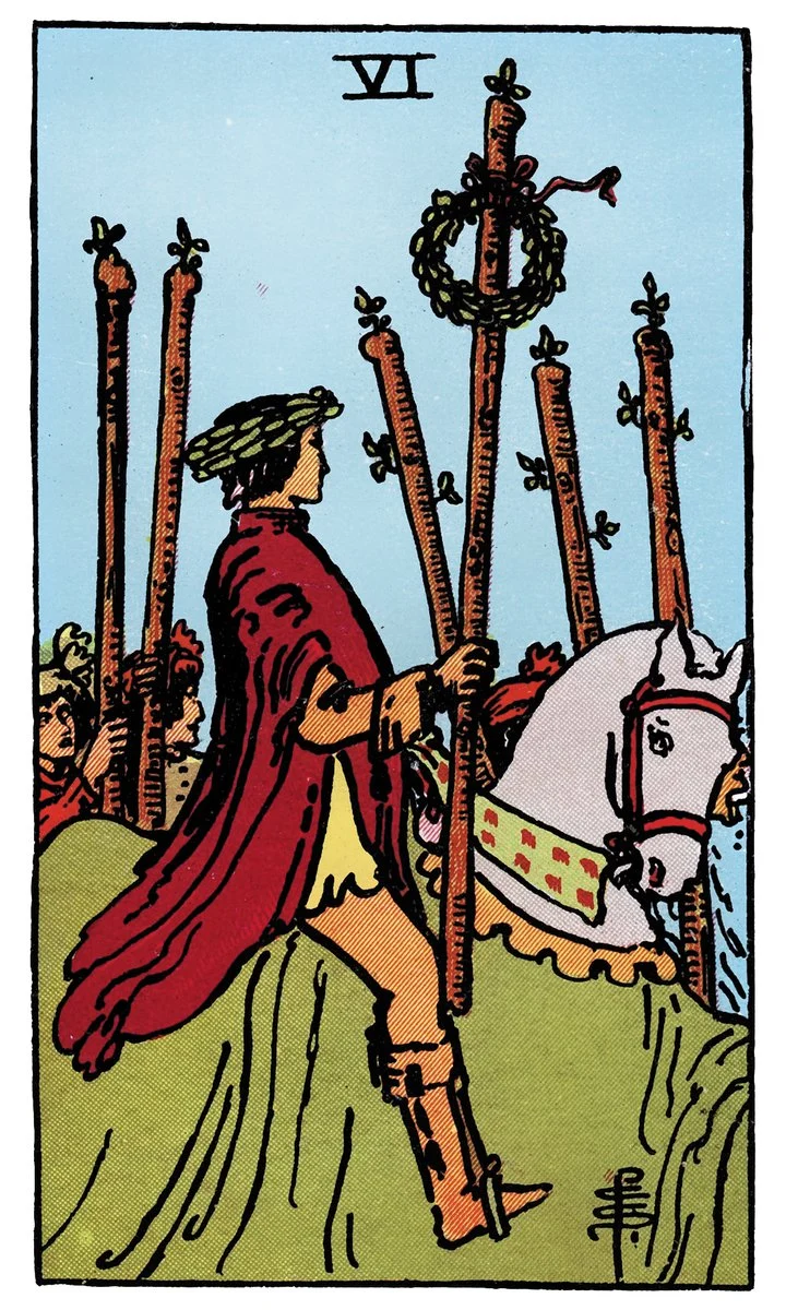 Six of Wands — หกไม้เท้า